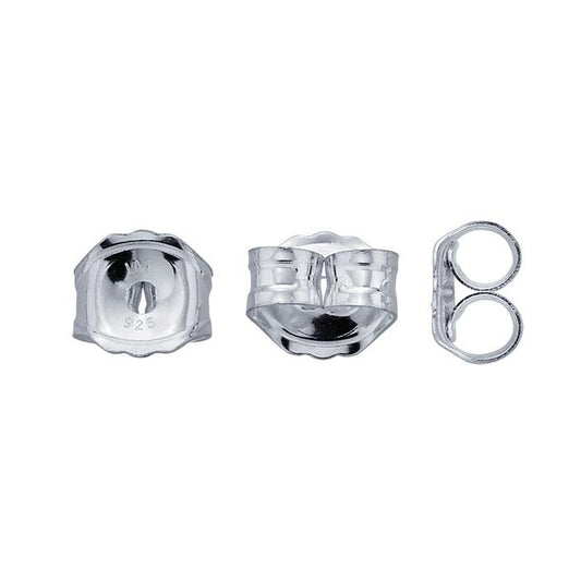Piuliță pentru urechi din argint sterling, diametru 3,8 mm, greutate medie
