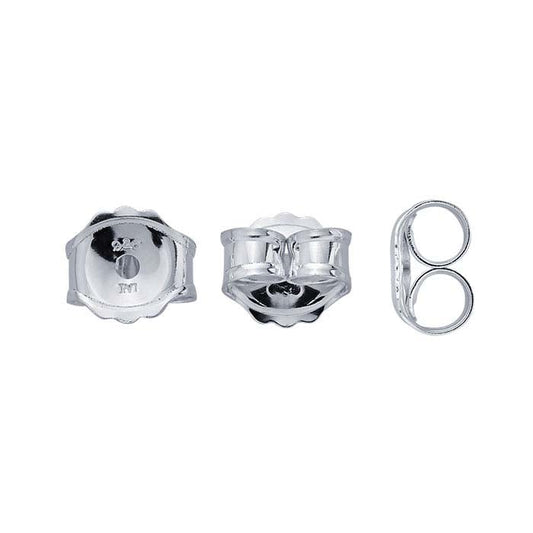 Sterling Silver 4.7mm dia. Medium-Weight Ear Nut