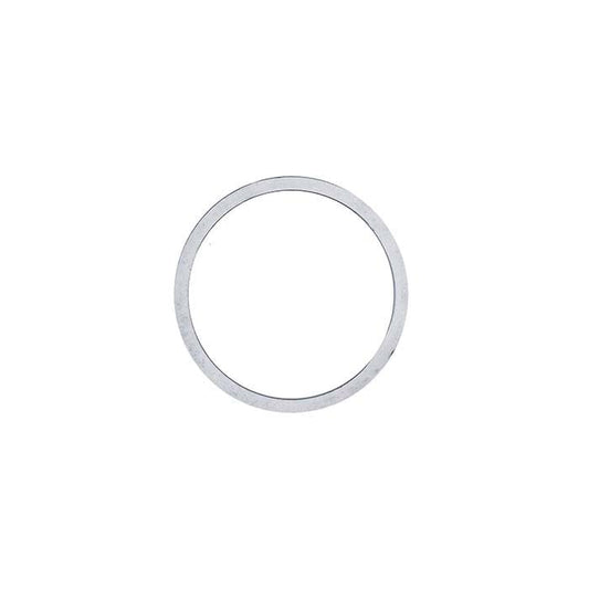 Sterling Silver Flat Circle Component