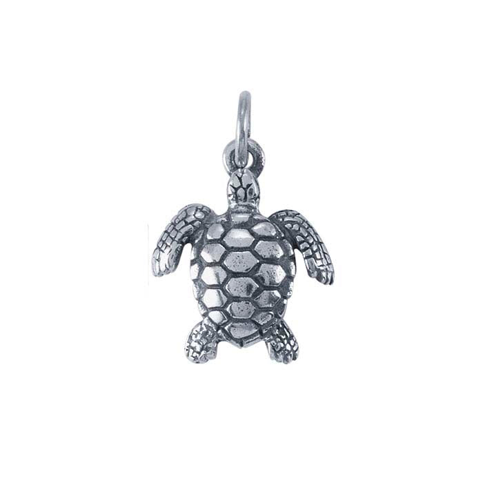 Sterling Silver Sea Turtle Charm
