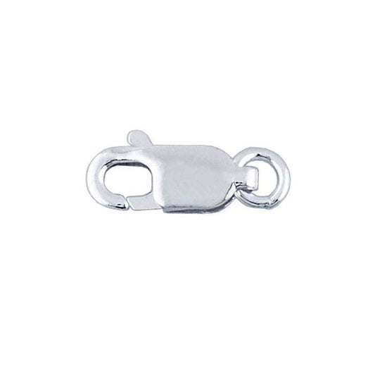 Închizătoare lobster ovală din argint sterling 19,2 x 6 mm cu inel deschis