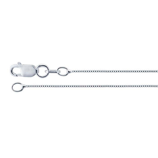 Sterling Silver 0,6 mm venetiansk boxlänk