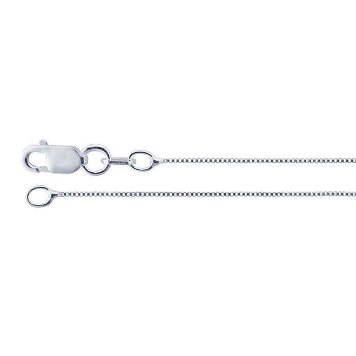 Sterling Silver 0,6 mm venetiansk boxlänk