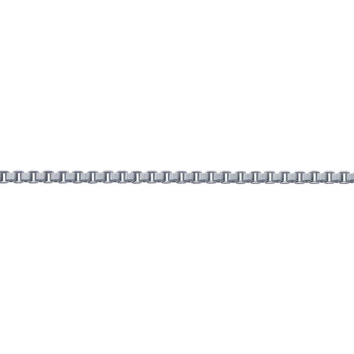 Catena a scatola veneziana in argento sterling 0,85 mm