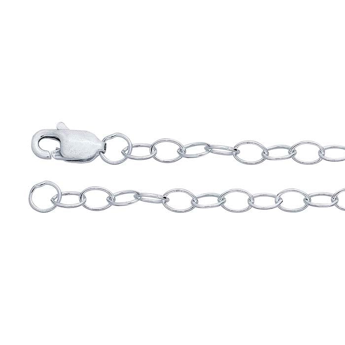 Sterling Silver Oval Cable Chain
