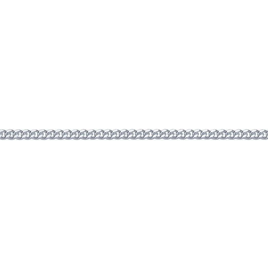 Sterling Silver 1mm Curb-kedja