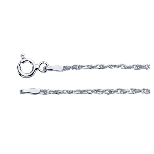 Sterling Silver 1,3 mm Dubbelrepkedja