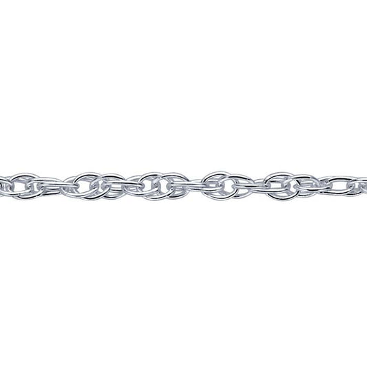 Sterling Silver 1,3 mm Dubbelrepkedja