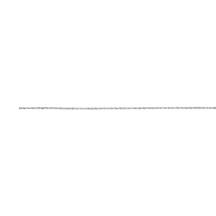 Catena a doppia corda in argento sterling 1,3 mm, al piede