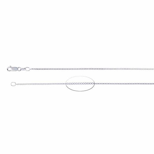 Sidabro 925 1,2 mm Venecijos dėžutės grandinėlė