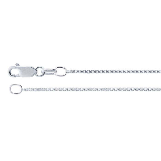 Sidabro 925 1,2 mm Venecijos dėžutės grandinėlė