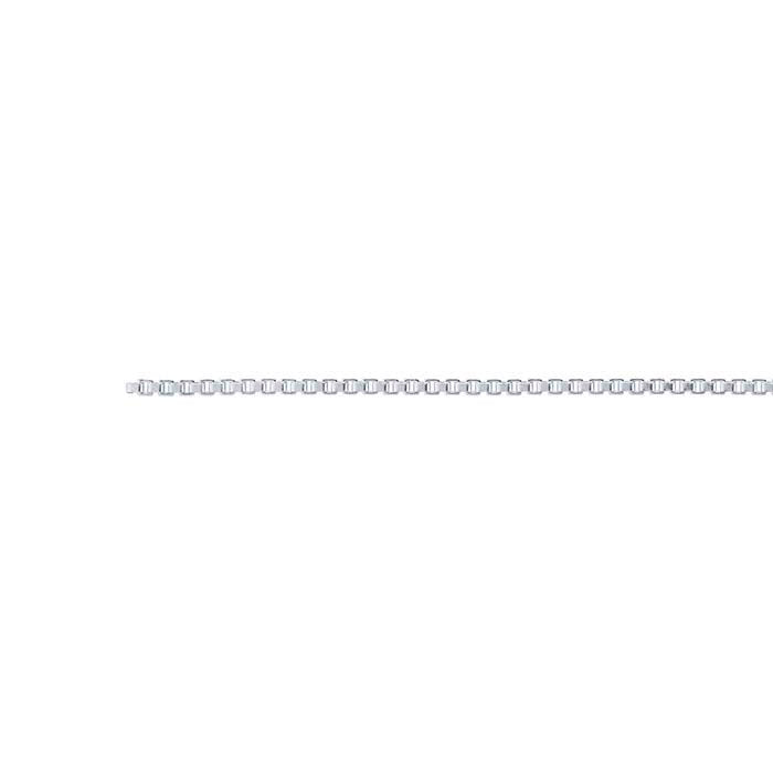 Catena a scatola veneziana in argento sterling 1,2 mm, al piede