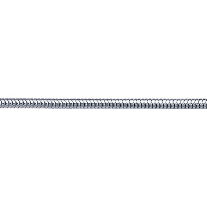 Catena a serpente tonda senza giunture in argento sterling 1,7 mm