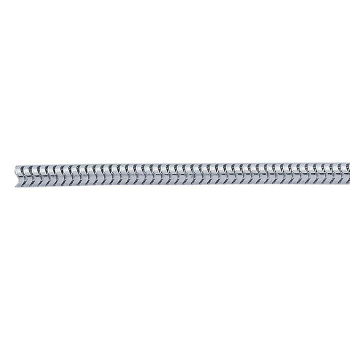 Sterling Silver 1,7 mm Rund Oskarvad Ormkedja, Per Fot