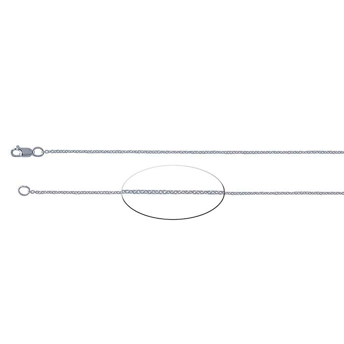 Sterling Silver Round Cable Chain