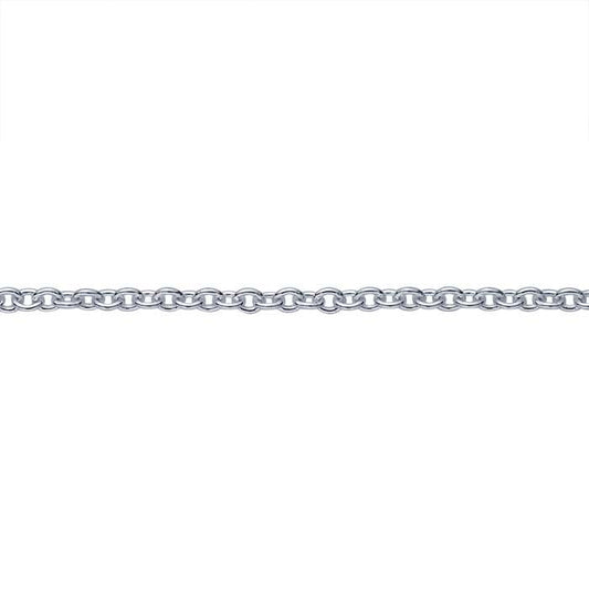 Sterling Silver 1.1mm Oval Cable Chain