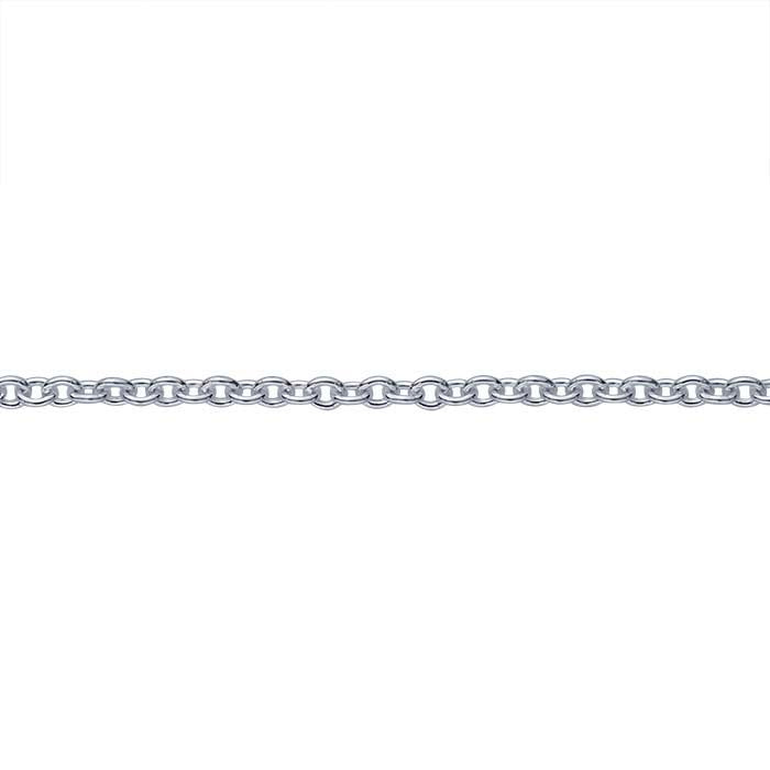 Catena a cavo ovale in argento sterling 1,1 mm, bobina da 15,24 m