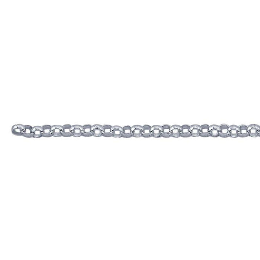 Sterling Silver Round Rolo Chain