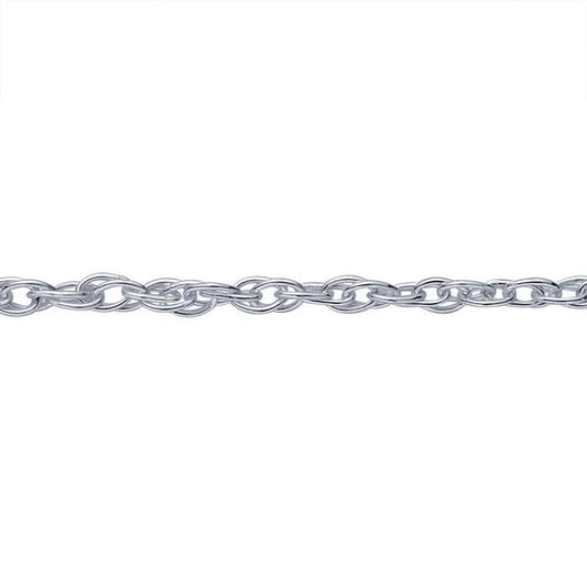 Sterling Silber 1,4 mm Doppelseilkette