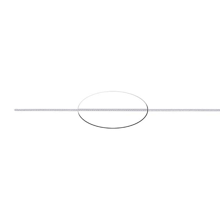 Sterlingsilver 1 mm venetiansk boxkedja, per fot