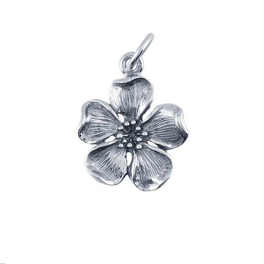 Sterling Silver Cherry Blossom Charm