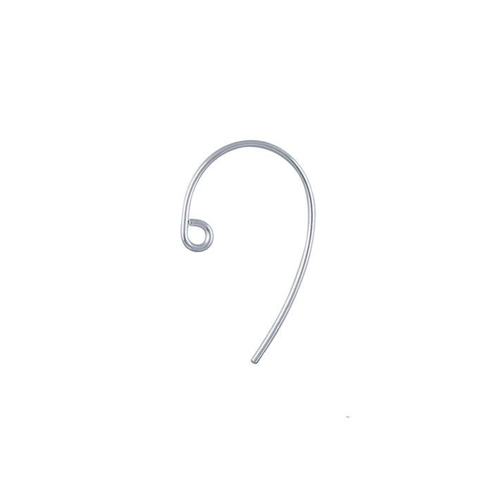 Sterling Silver Ear Wire with Inside Loop