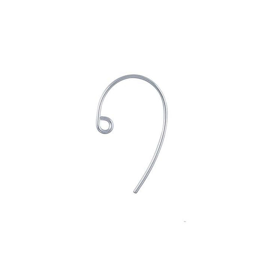 Sterling Silver Ear Wire with Inside Loop