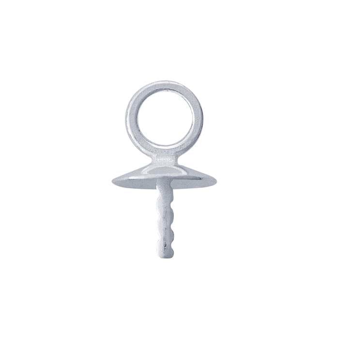 Sterling Silver 4mm Pearl Component Mounting