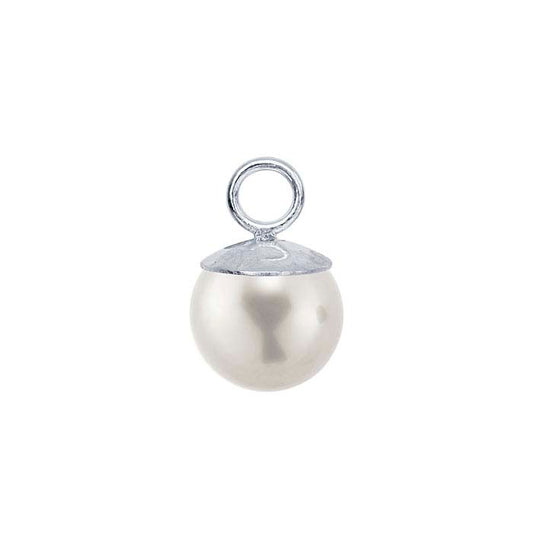 Sterling Silver 4mm Pearl Component Mounting