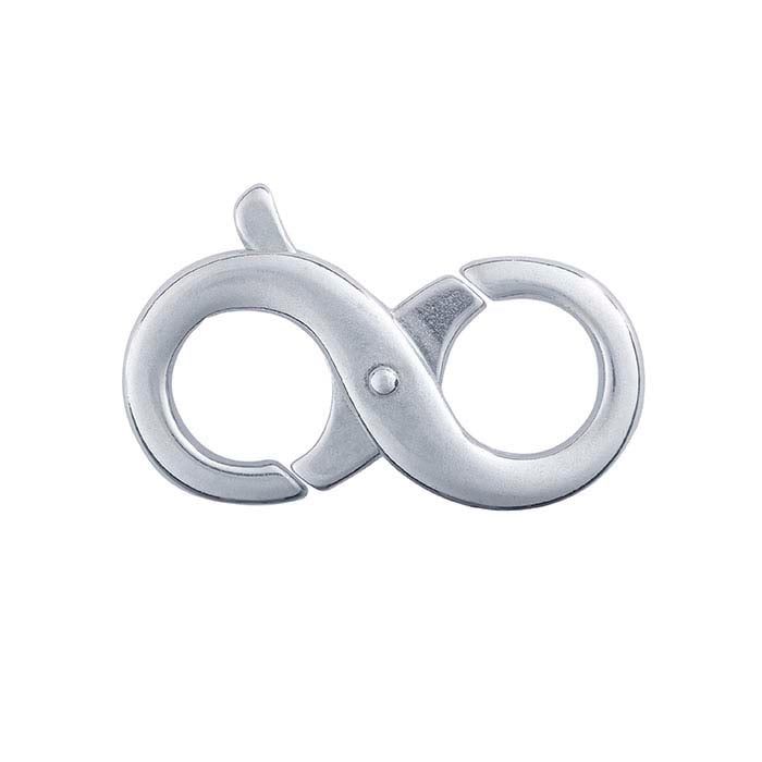 Sterling Silver Infinity Lobster Clasp