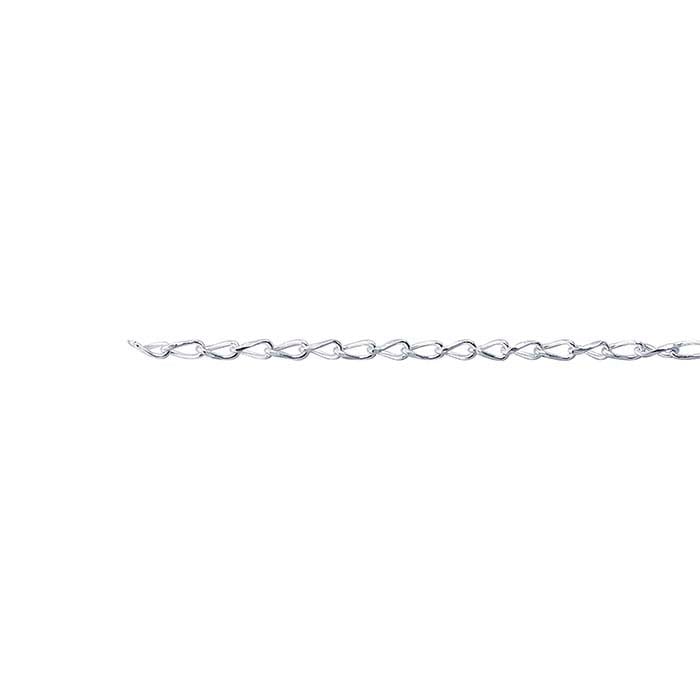 Sterling Silver Diamond-Cut Twist Curb Chain