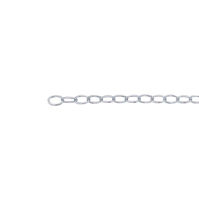 Sterling Silver Oval Cable Chain