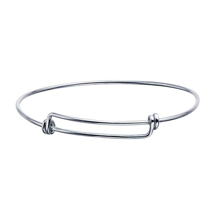 Sterling Silver Expandable Bangle Bracelet