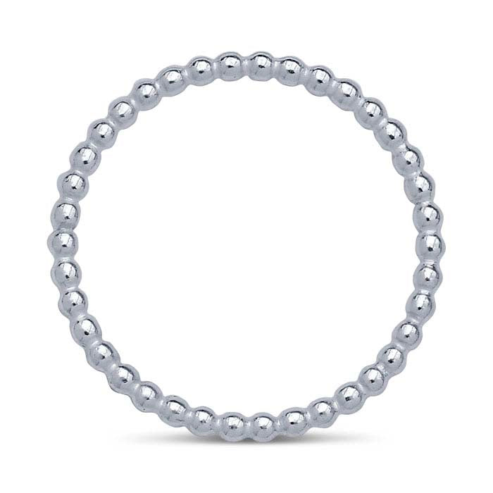 Sterling Silver Beaded Ring