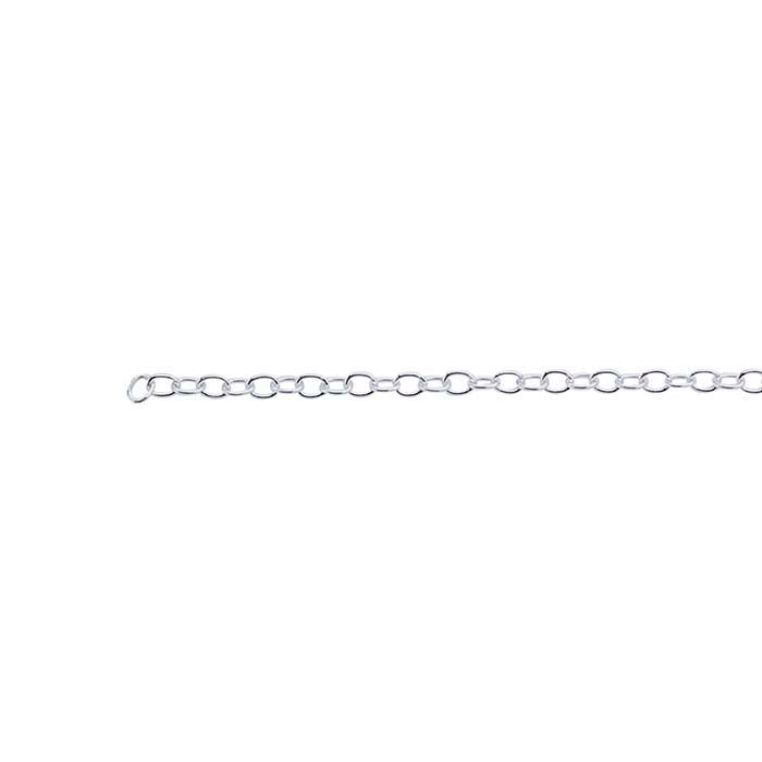 Sterling Silver Oval Cable Chain