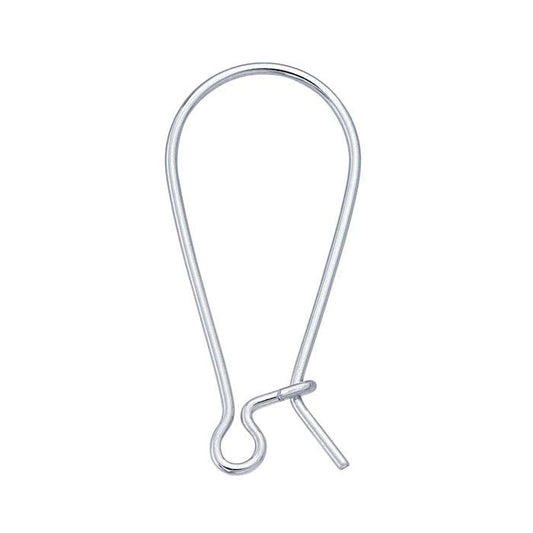 Sterling Silver Kidney Ear Wire