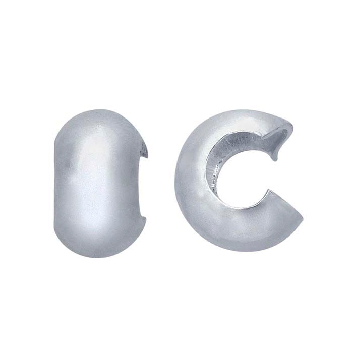 Sterling Silver Crimp Bead Cover