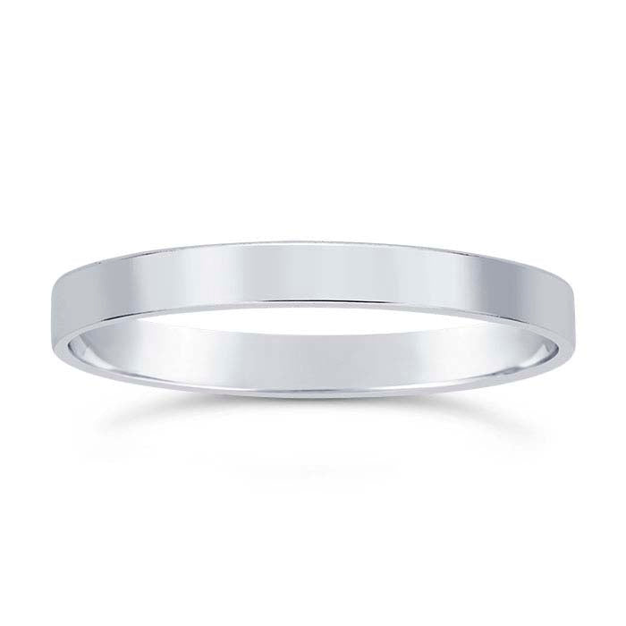 Sterling Silver 3mm Flat Band