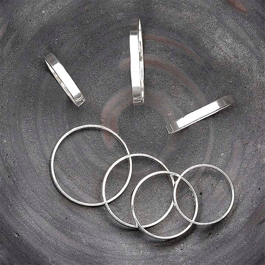 Sterling Silver 3mm Flat Band