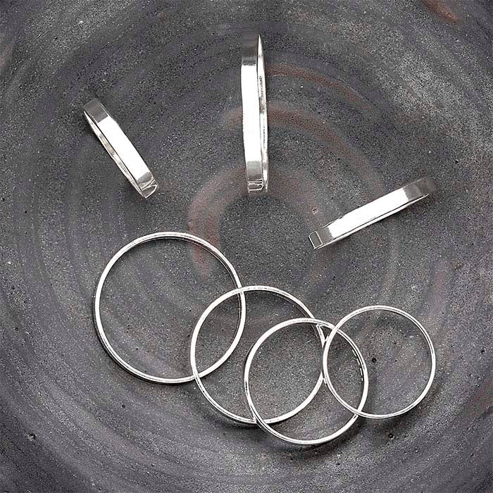 Sterling Silver 3mm Flat Band