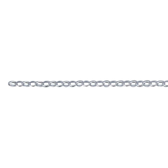 Sterling Silver Oval Rolo Chain