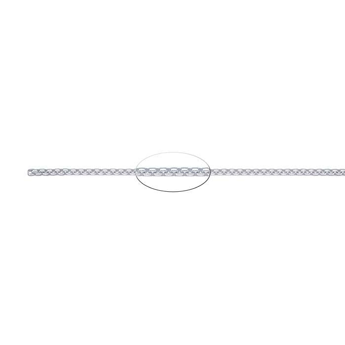 Sterling Silver Rounded Box Chain