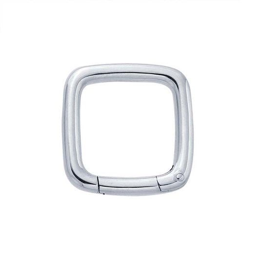 Chiusura a Scatto Quadrata 21 x 21mm in Argento Sterling
