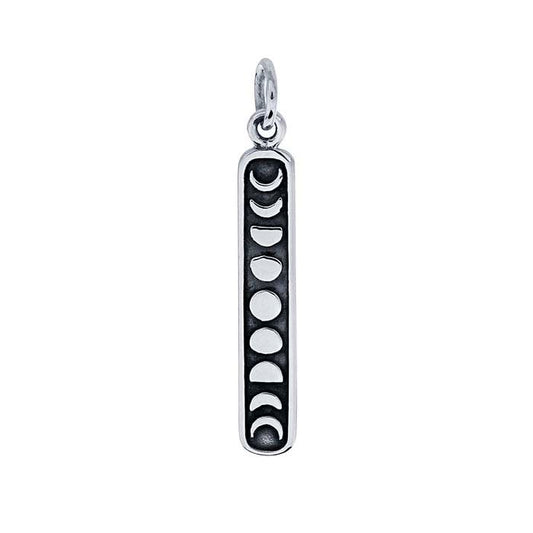 Sterling Silver Moon Phase Pendant