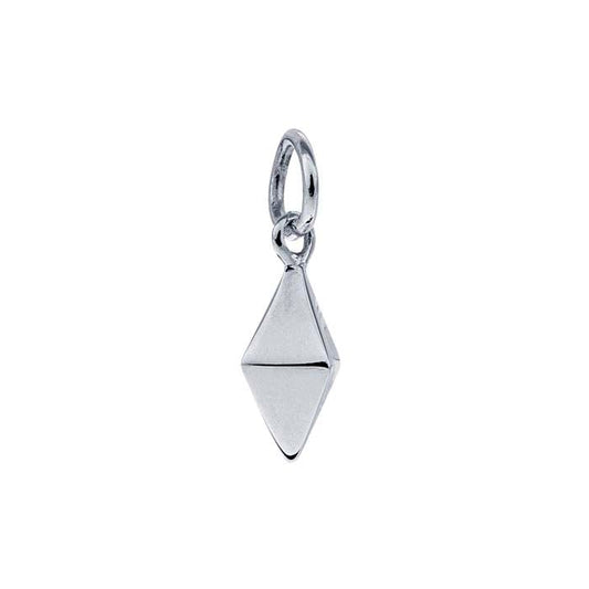 Sterlingsilver 3D Kort Spikberlock