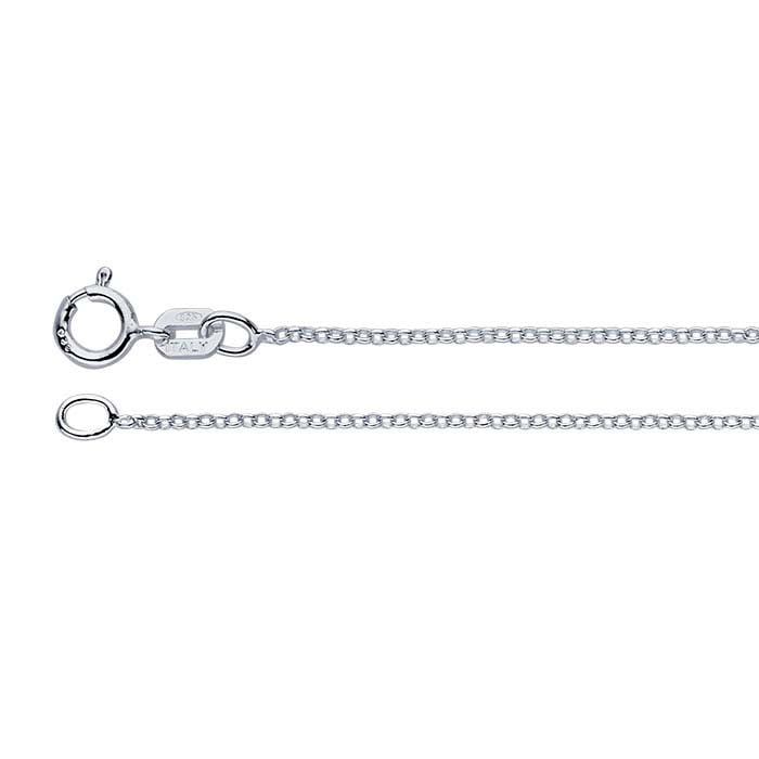 Sterling Silver Oval Rolo Chain