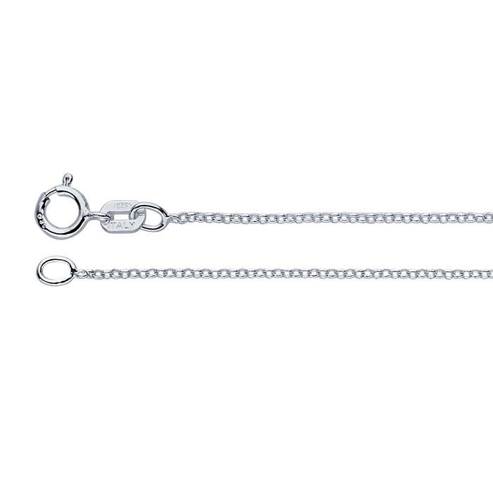 Sterling Silver Oval Rolo Chain