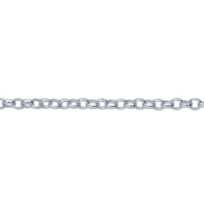 Sterling Silver Oval Rolo Chain
