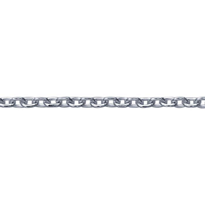 Sterling Silver Diamond-Cut Cable Chain