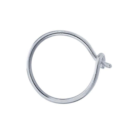Sterling Silver Tiny Hoop Earrings